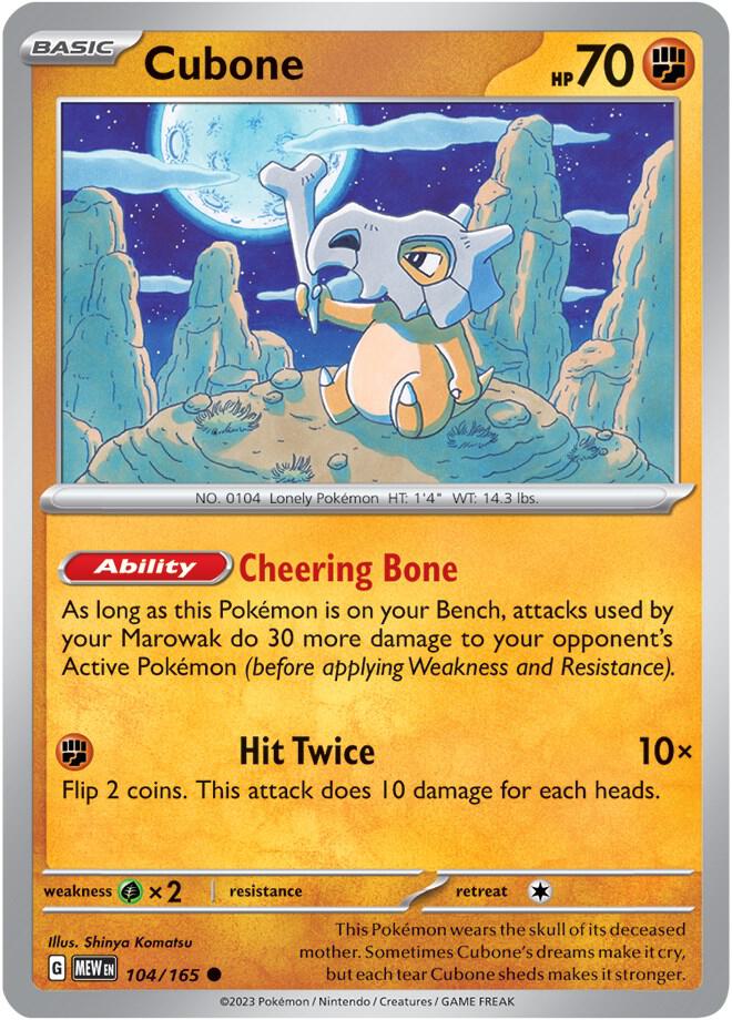 104 MEW Cubone