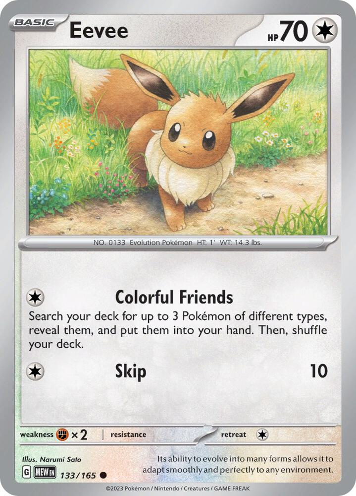 133 MEW Eevee