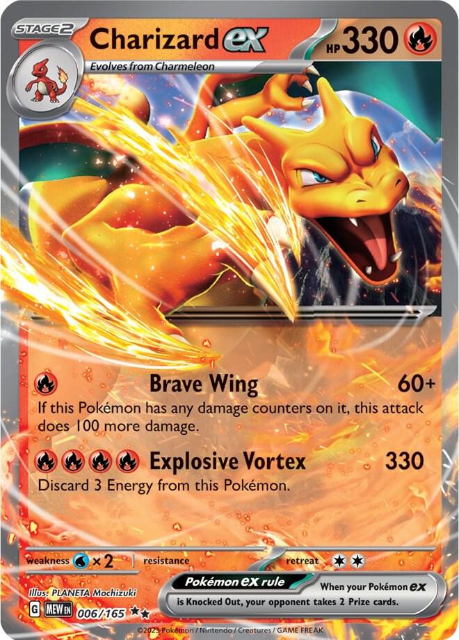 006 MEW Charizard ex