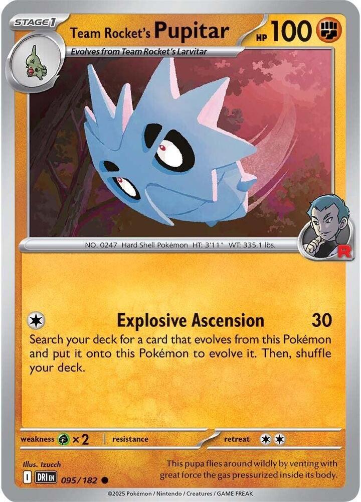 095 DRI Team Rockets Pupitar