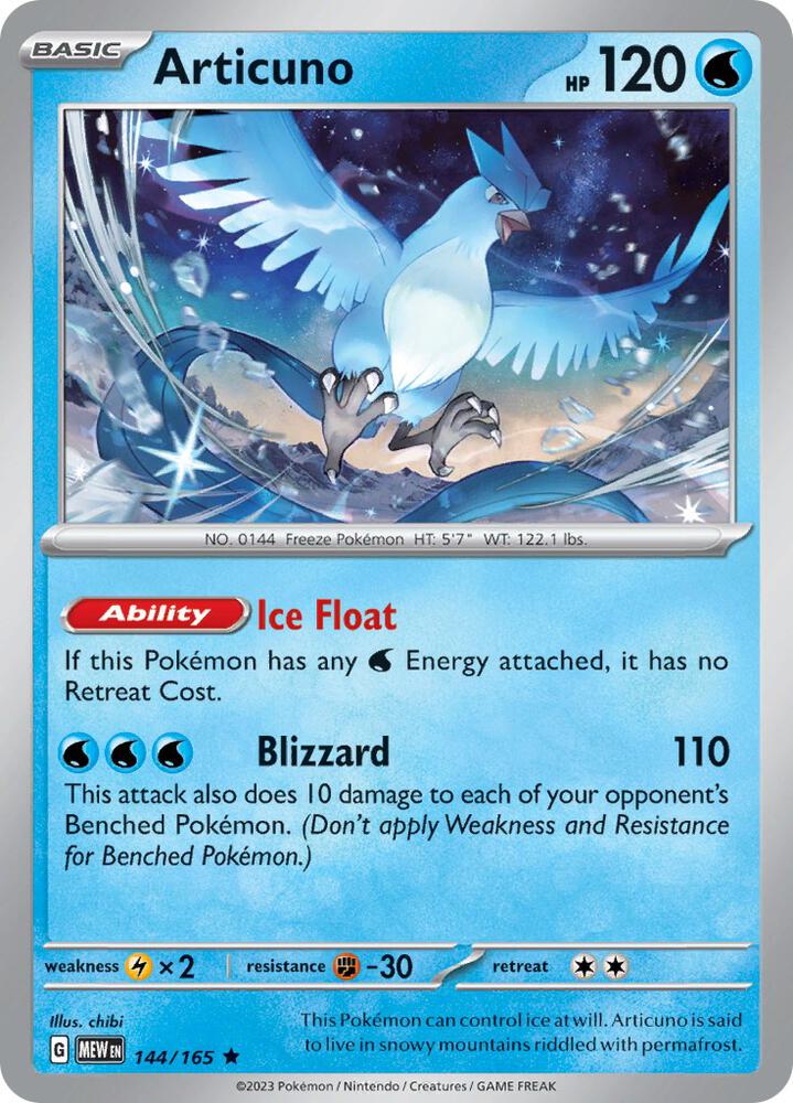 144 MEW Articuno