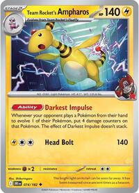 074 DRI Team Rockets Ampharos
