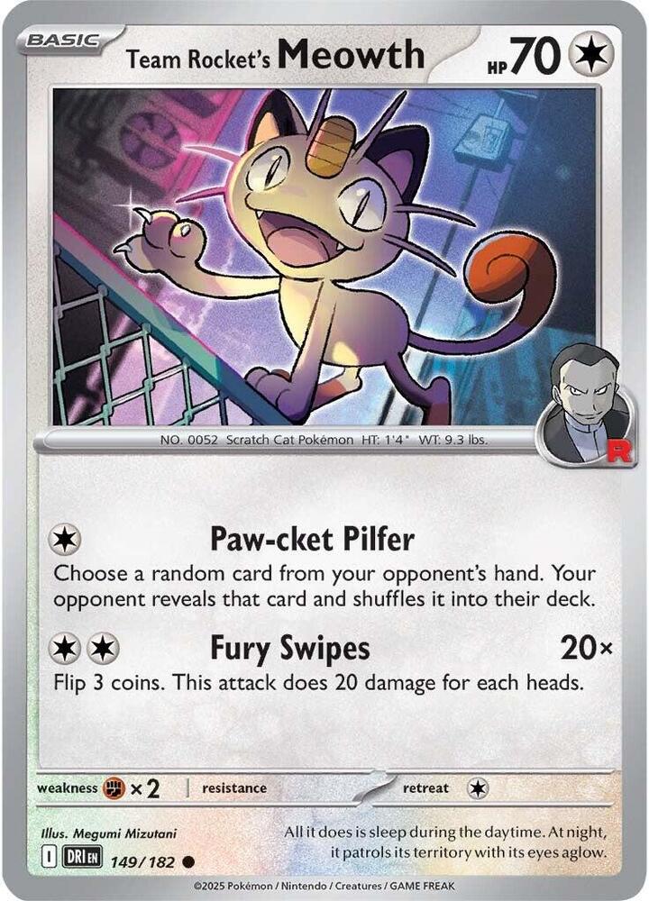 149 DRI Team Rockets Meowth
