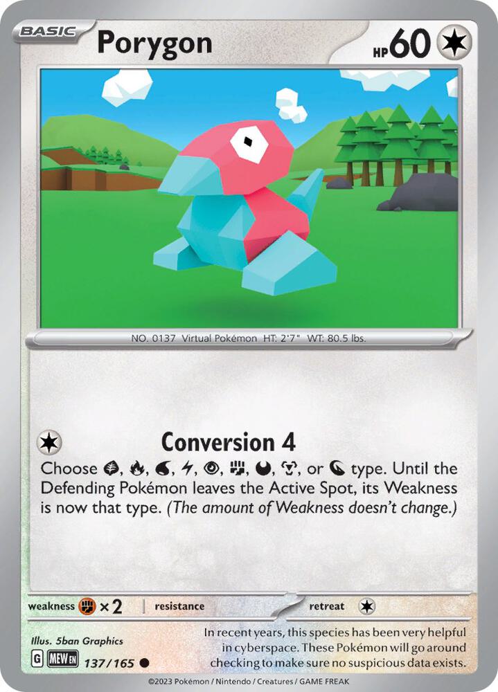 137 MEW Porygon