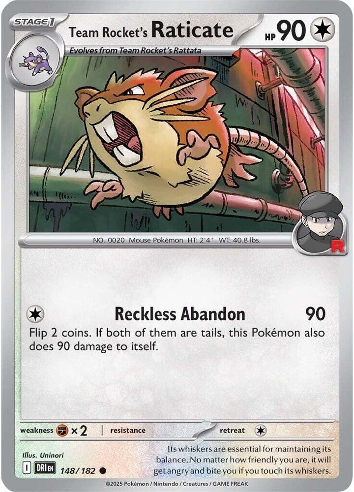 148 DRI Team Rockets Raticate