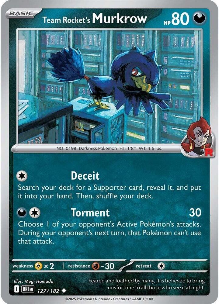 127 DRI Team Rockets Murkrow