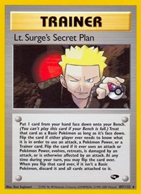 107 Lt. Surges Secret Plan