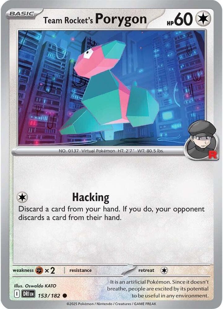 153 DRI Team Rockets Porygon