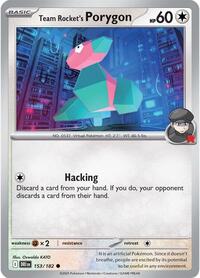 153 DRI Team Rockets Porygon
