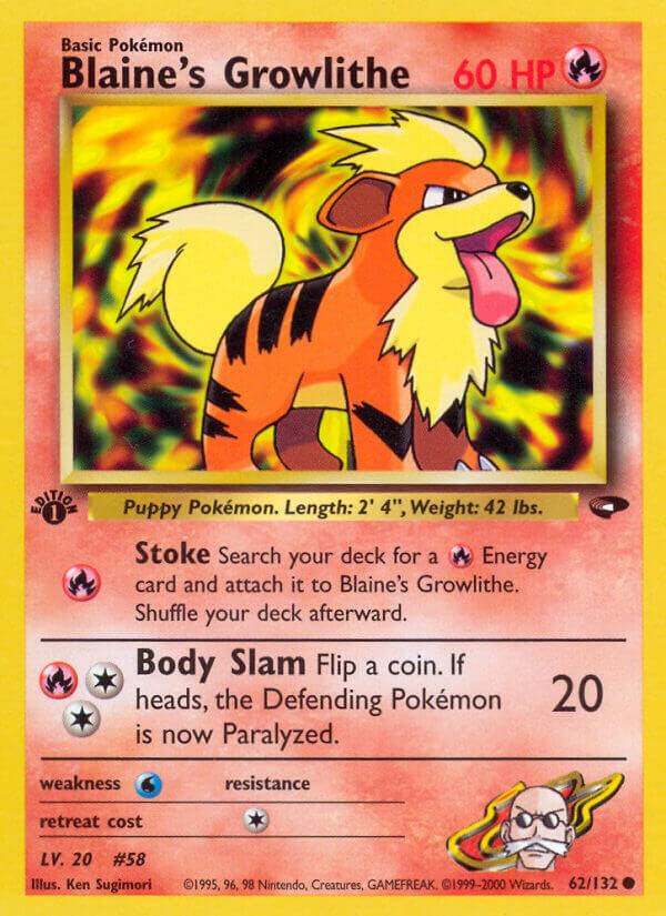062 Blaines Growlithe