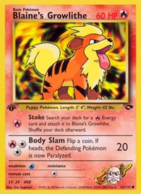 062 Blaines Growlithe