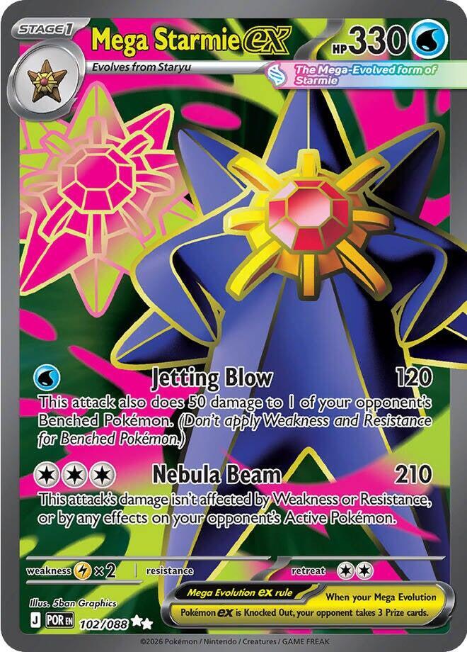 102 ME03 Mega Starmie ex