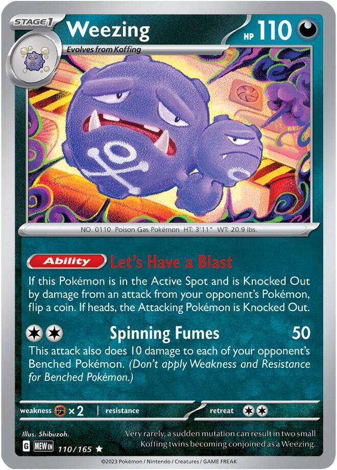 110 MEW Weezing
