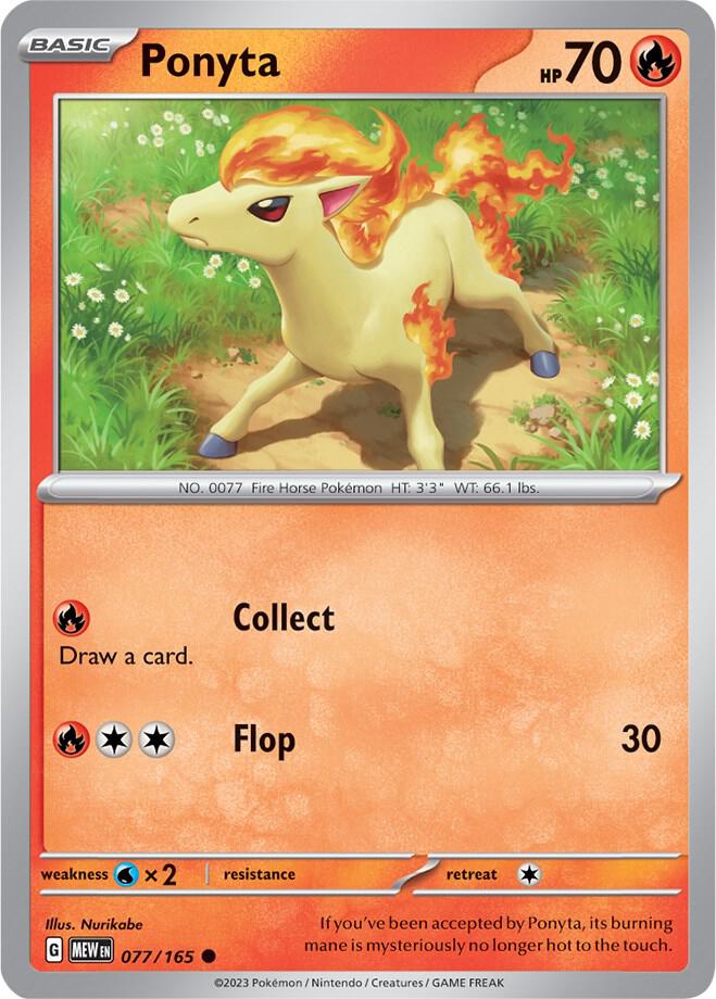 077 MEW Ponyta