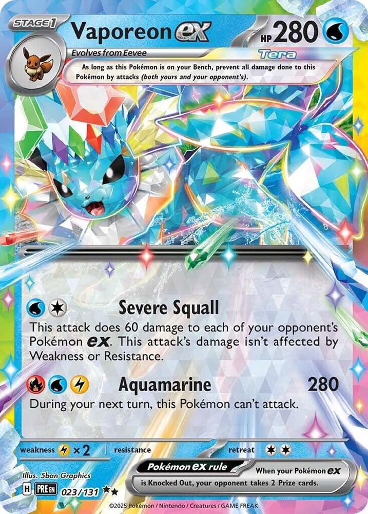 023 Vaporeon ex