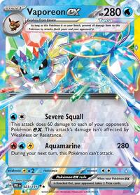 023 Vaporeon ex