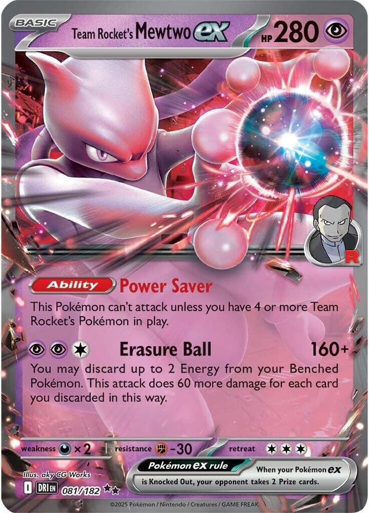 081 DRI Team Rockets Mewtwo ex