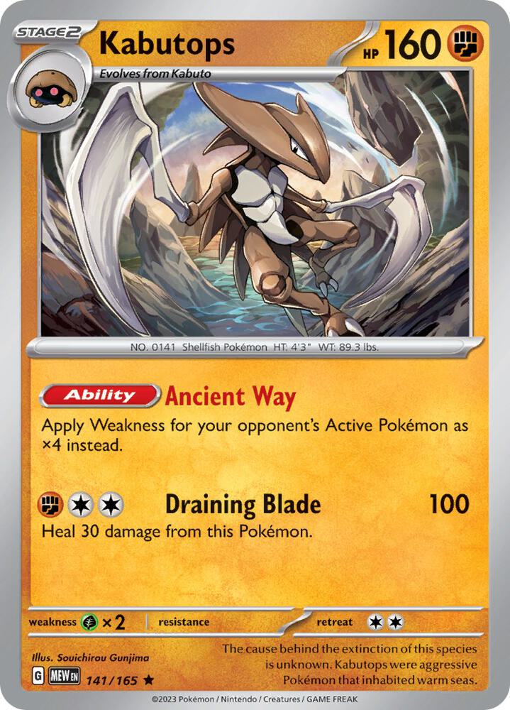 141 MEW Kabutops