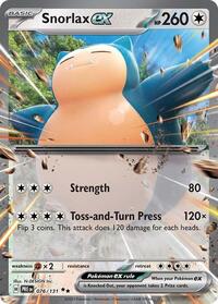 076 Snorlax ex