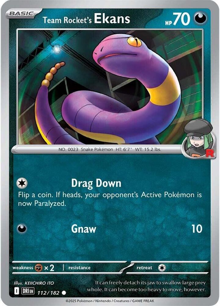 112 DRI Team Rockets Ekans