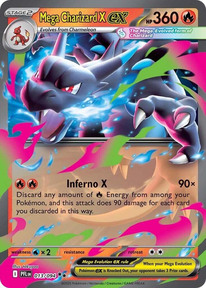 013 ME02 Mega Charizard X ex