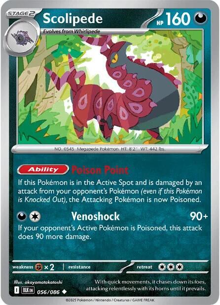 056 BLK Scolipede