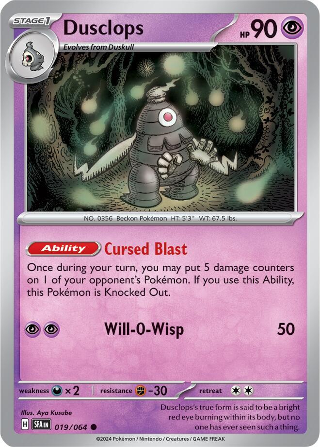 019 SFA Dusclops