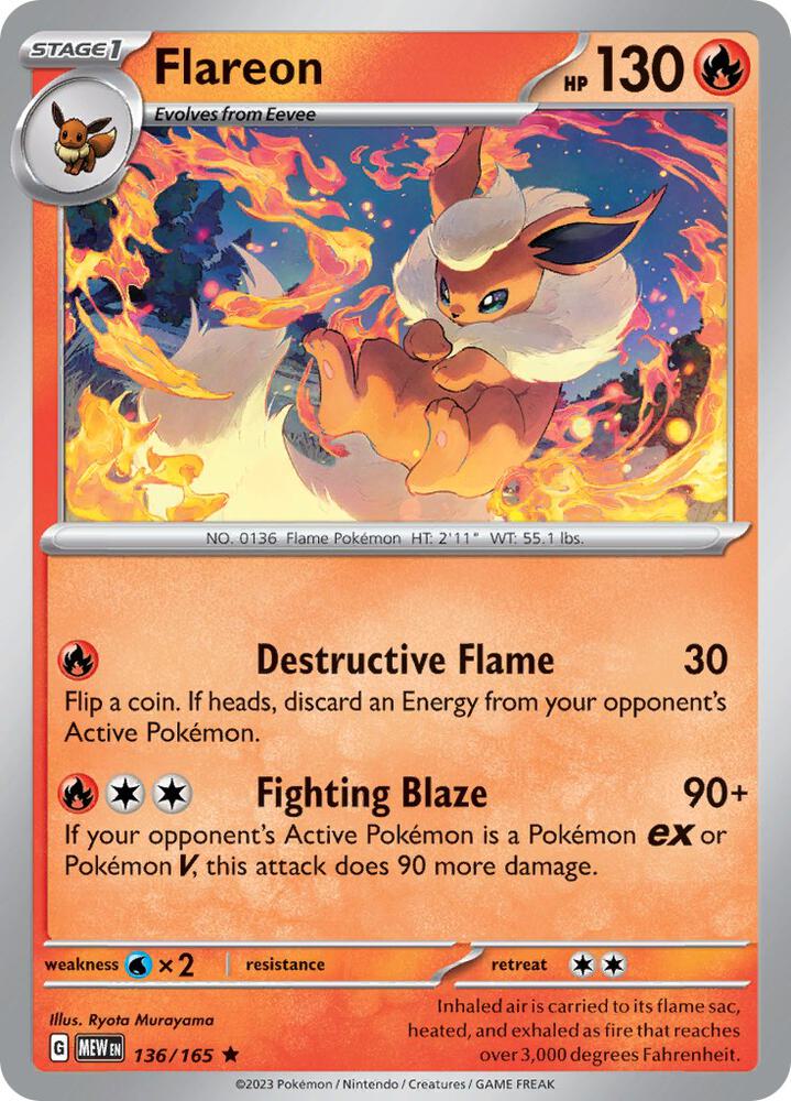 136 MEW Flareon