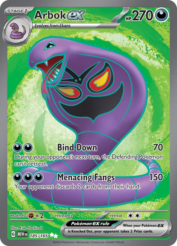 185 MEW Arbok ex