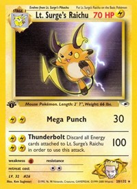 028 Lt. Surges Raichu