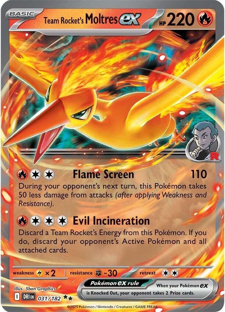 031 DRI Team Rockets Moltres ex
