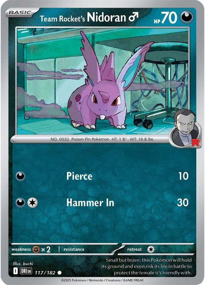 117 DRI Team Rockets Nidoran M